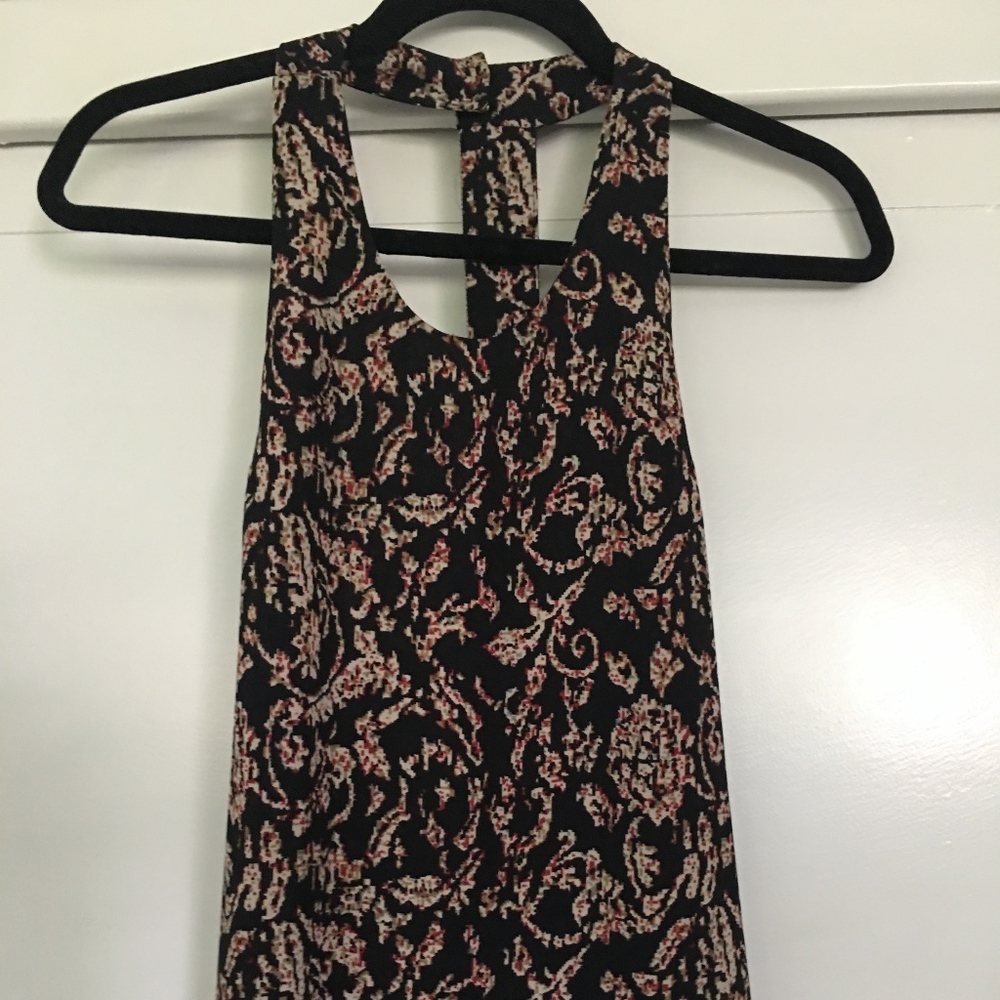 ASTR halter sequin back strap